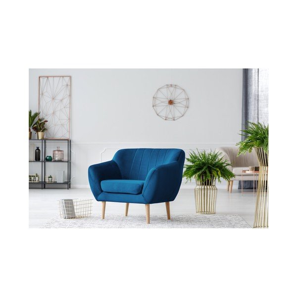 Fotoliu Mazzini Sofas BENITO, albastru-image-4