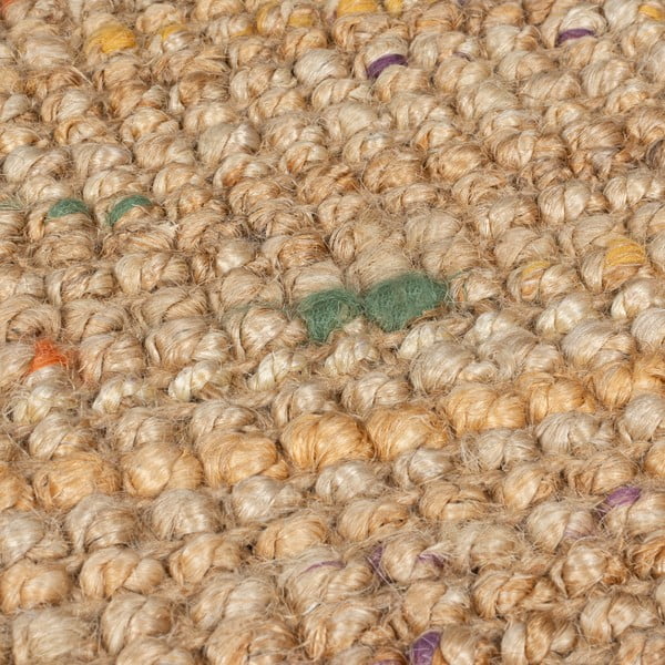 Covor în culoare naturală țesut manual din iută 160x230 cm Jute Boucle Multi – Flair Rugs-image-3