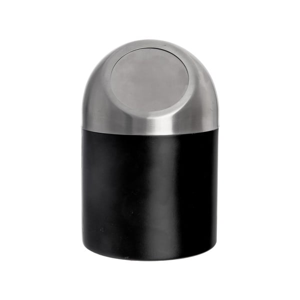 Coș de gunoi negru din oțel inoxidabil 1,2 l BLACK – Orion-image-3