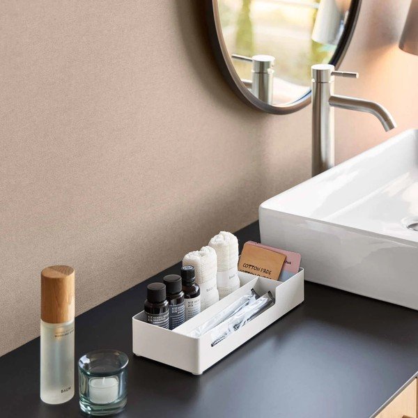 Organizator de baie alb din metal Amenity – YAMAZAKI-image-2