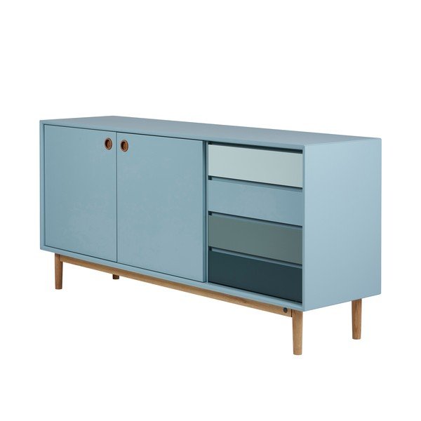 Comodă verde-mentă joasă 170x80 cm Color Box – Tom Tailor-image-2