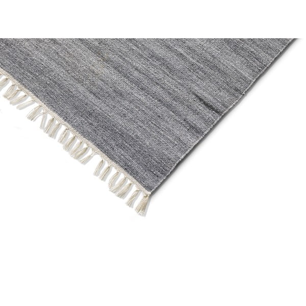 Covor de exterior din plastic reciclat Universal Liso, 160 x 230 cm, gri închis-image-2