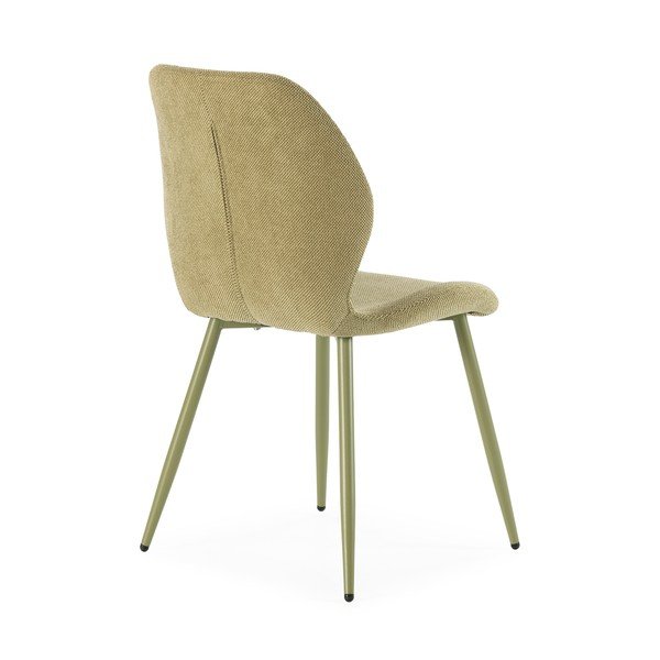 Scaune de dining verzi 4 buc. tapițate Ansu – Marckeric-image-2