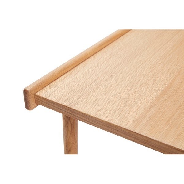 Masă din lemn Hübsch Table With Edge, lungime 137 cm-image-1