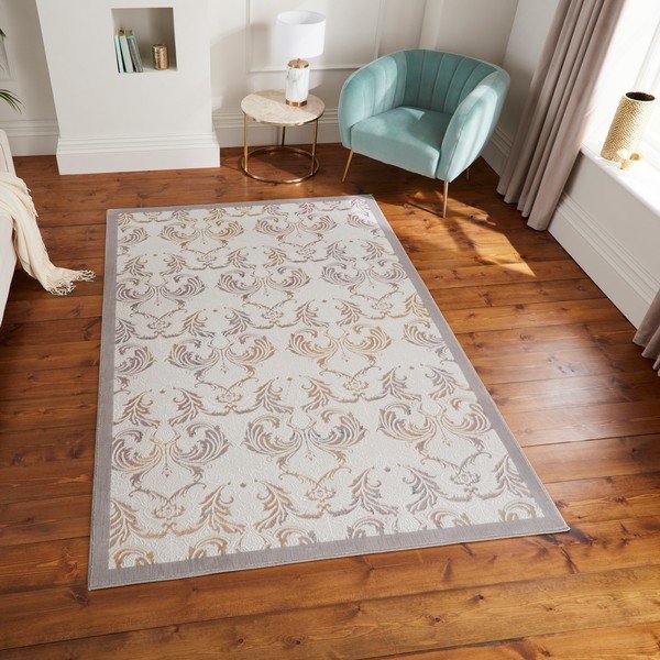 Covor auriu-grej 160x230 cm Imperial Pearl – Think Rugs-image-3