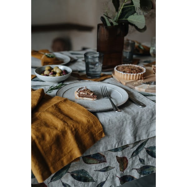 Suport din in pentru farfurie Linen Tales, 35 x 45 cm, bej-image-3