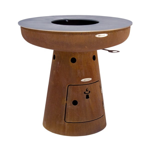 Vatră / grătar pe lemne de exterior Remundi Nero M, ø 82 cm, maro-image-2