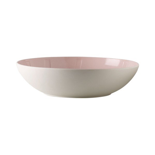 Bol din porțelan Villeroy & Boch Leaf, ⌀ 26 cm, alb-roz-image-2