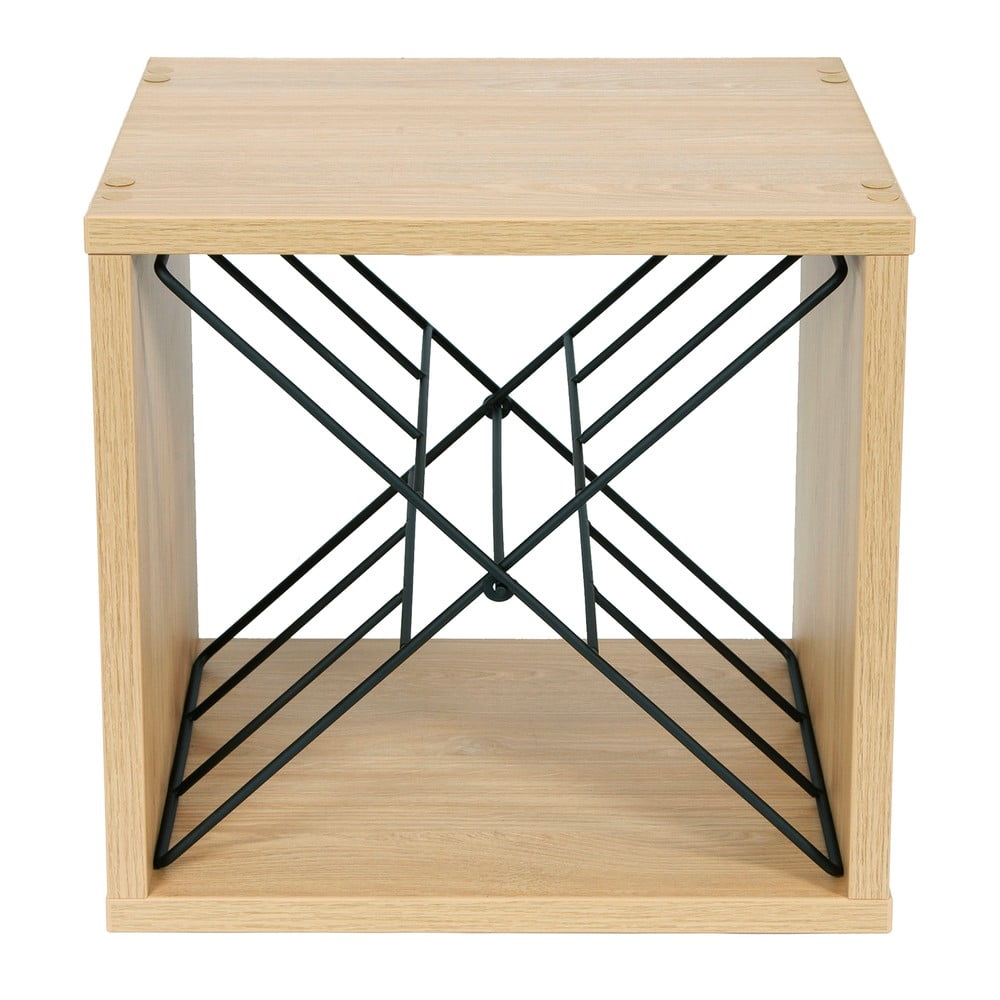Raft pentru sticle de vin în culoare naturală cu aspect de lemn de frasin număr de sticle 12 36,5x36x29 cm Macon – Compactor