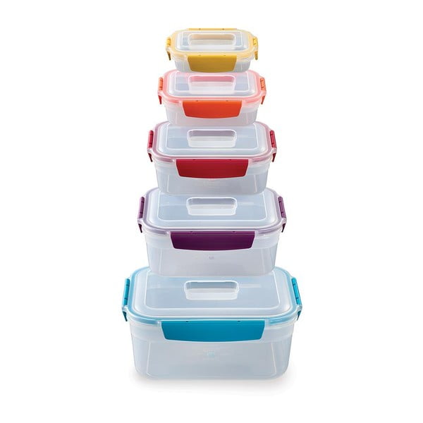 Set 5 recipiente pentru alimente Joseph Joseph Nest Lock-image-3