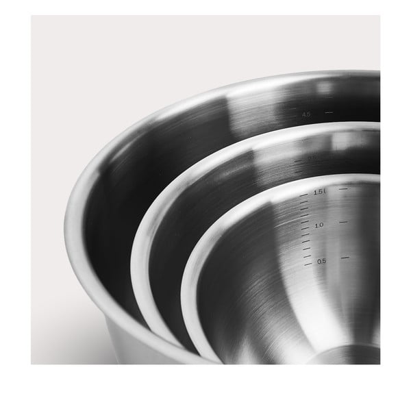 Boluri argintii 3 buc. din oțel inoxidabil ø 24 cm Lucca 3.0 – FABINI-image-1