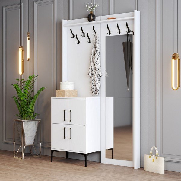 Set pentru hol alb Berlin – Kalune Design-image-2