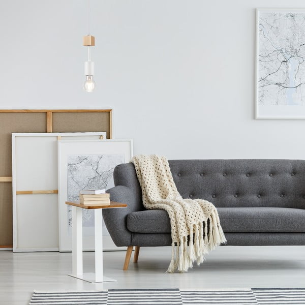 Lustră albă/în culoare naturală ø 5 cm Orazio – LAMKUR-image-2