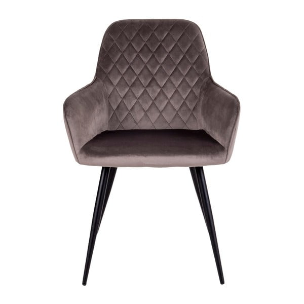 Set de scaune de sufragerie maro deschis cu cotiere 2 buc. tapițat Harbo – House Nordic-image-2