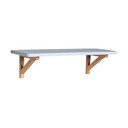 Raft gri deschis cu aspect de lemn de stejar 60 cm Arki – Hübsch