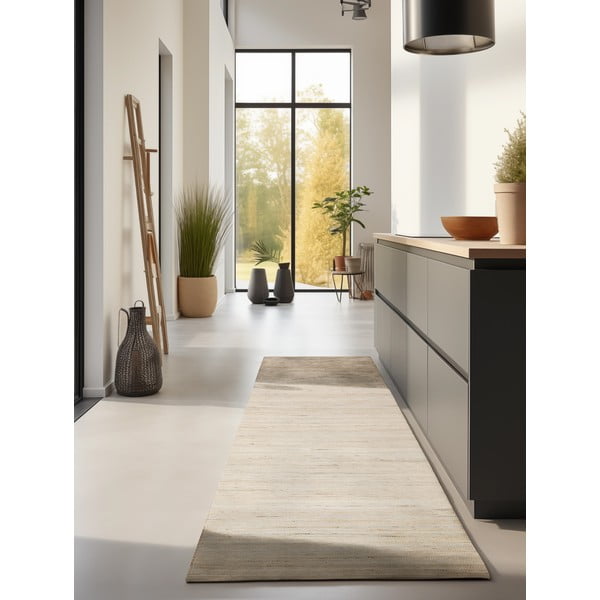 Covor tip traversă bej 80x200 cm Handloom – Hanse Home-image-1