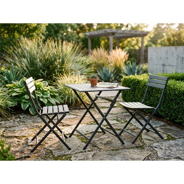 Masă  de grădină din aluminiu 70x70 cm Elin – Bizzotto-image-1