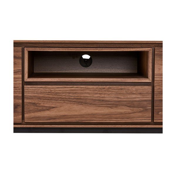 Masă TV în decor din lemn de nuc Furnhouse Tokyo, maro-image-4