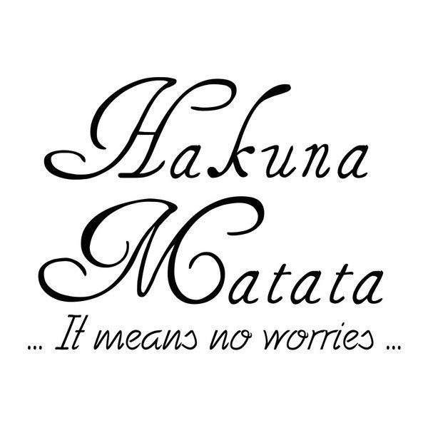 Autocolant Ambiance Hakuna Matata-image-2