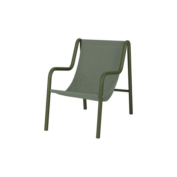 Fotoliu de grădină verde din metal Nokk – noo.ma