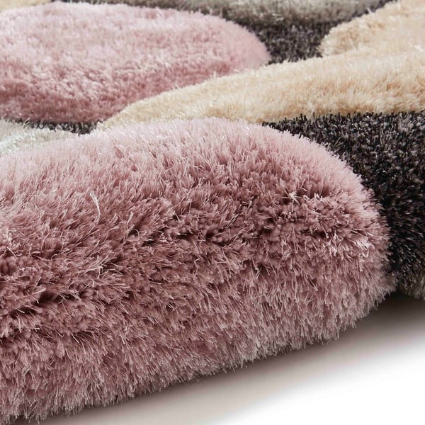 Covor Think Rugs Noble House Rock, 150 x 230 cm, roz-gri-image-4