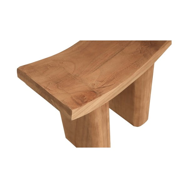 Scaun tip taburet în culoare naturală din lemn de paulownia Japan – WOOOD-image-3