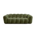 Canapea verde cu tapițerie din țesătură bouclé 232 cm Hippolyte – Bobochic Paris