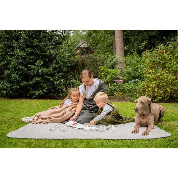 Pătură verde pentru picnic 130x180 cm – Esschert Design-image-2
