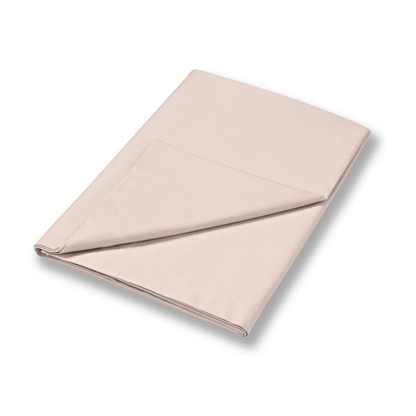 Cearceaf bej din bumbac satinat 180x260 cm Cotton Sateen – Bianca-image-3