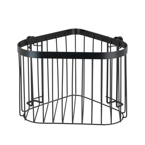 Coș pentru colț Wenko Classic Plus, negru-image-1