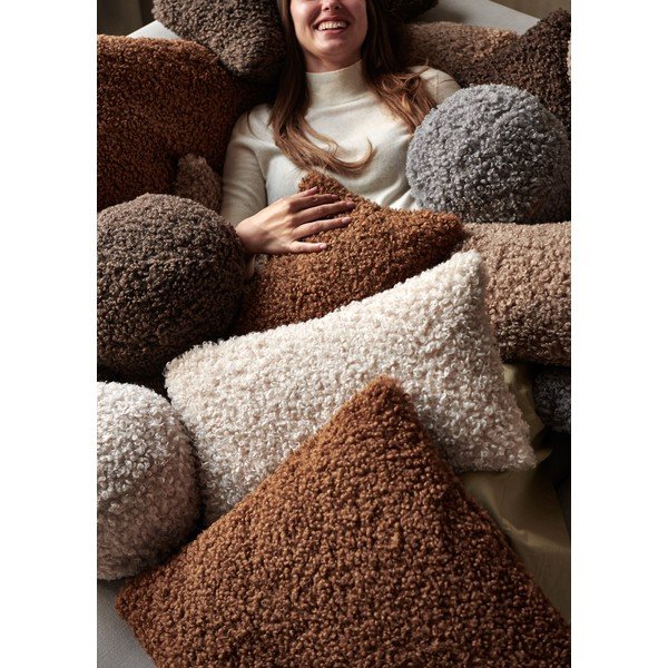 Pernă decorativă din pluș ø 26 cm Teddy – Blomus-image-3