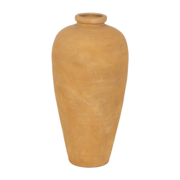 Vază galben-muștar din ceramică, înaltă (înălțime 60 cm) Eufen – Ixia