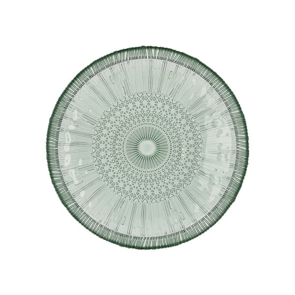 Platou  verde din sticlă ø 30 cm Kusintha – Bitz-image-4