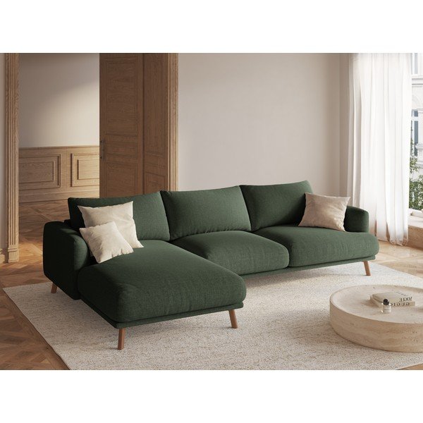 Colțar verde (cu colț pe partea stângă/cu șezlong) Naomi – Micadoni -image-1