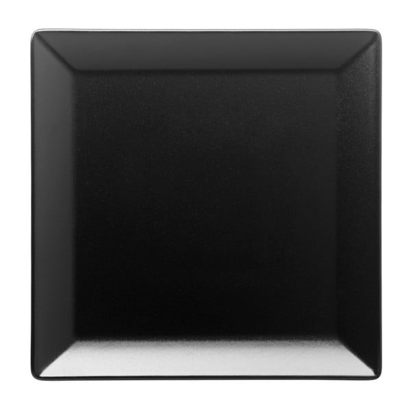 Set 6 farfurii Manhattan City Matt, 21 x 21 cm, negru mat