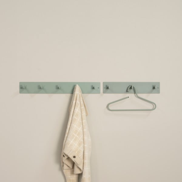 Cuier de perete verde prăfuit din metal 50 cm Leatherman – Spinder Design-image-1