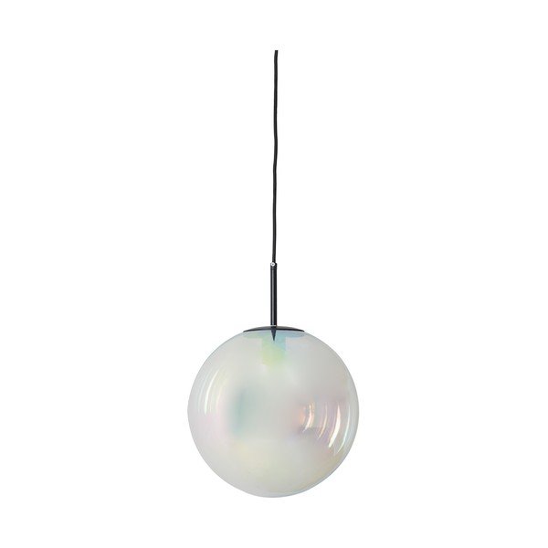 Lustră cu abajur din sticlă ø 30 cm Medina – Light & Living