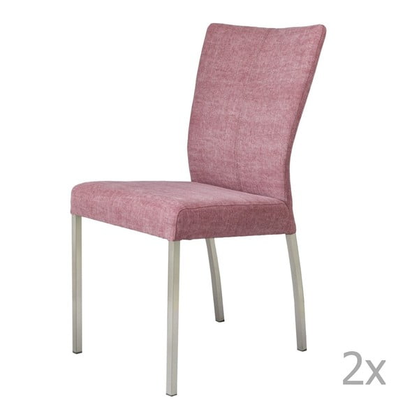Set 2 scaune Classic, roz