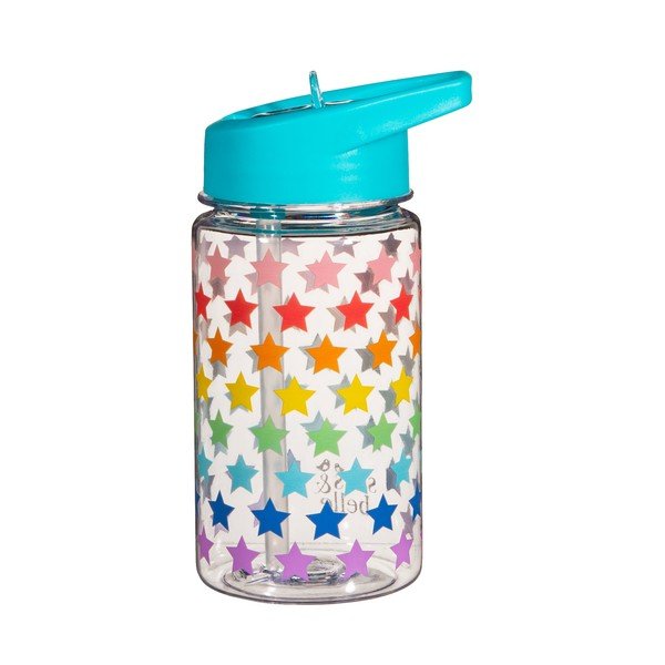Sticlă pentru copii 400 ml Rainbow Stars - Sass & Belle-image-1
