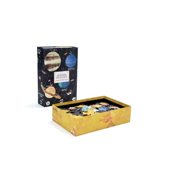 Puzzle cu piese fosforescente Londji Sistemul Solar, 200 piese-image-2