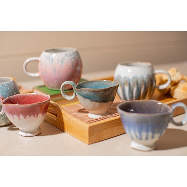 Cană bej din ceramică Coralie – Sass & Belle-image-3