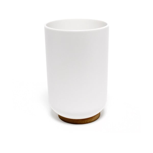 Suport pentru periuța de dinți alb din plastic Smart – douceur d'intérieur