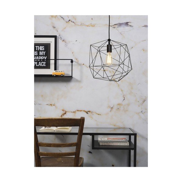 Lustră neagră cu abajur din metal ø 35 cm Copenhagen – it's about RoMi-image-3