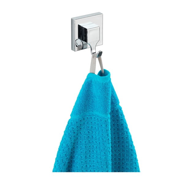 Cârlige argintiu-lucios 2 buc. autoadezive din plastic Genova – Wenko-image-3