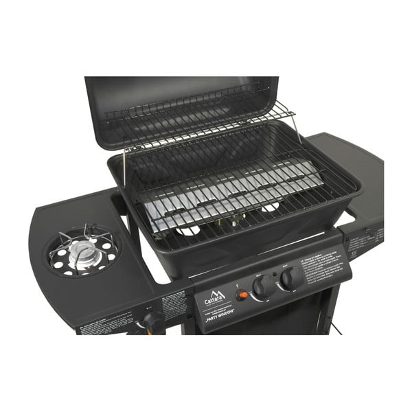 Grătar mobil cu gaz Cattara Party Window 2+1-image-4