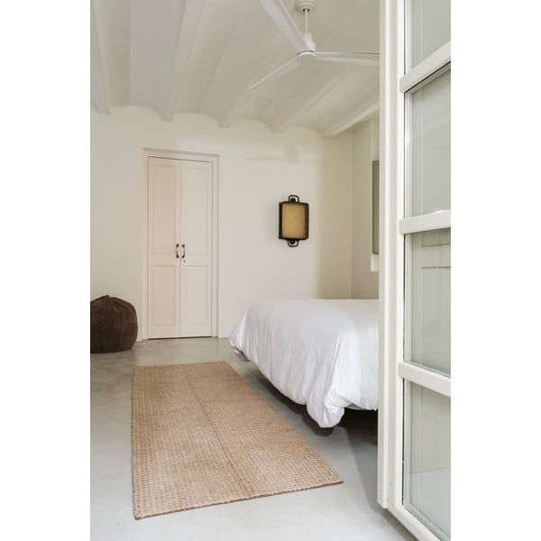 Covor în culoare naturală lavabil, țesut manual din lână 140x200 cm Unexpected Wool – Lorena Canals-image-1