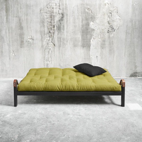 Canapea extensibilă Karup Poetry Black/Avocado Green/Dark Grey-image-1