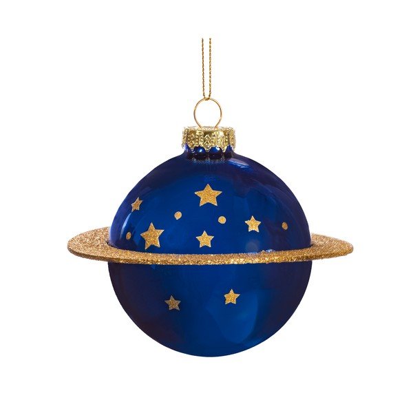 Ornament de Crăciun din sticlă Planet – Sass & Belle