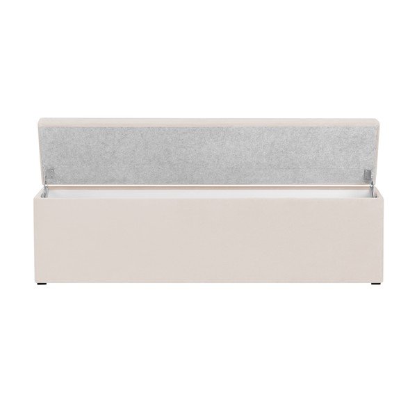 Divan cu spațiu pentru depozitare Cosmopolitan Design LA, 180 x 47 cm, crem-image-4