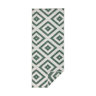 Covor adecvat pentru exterior NORTHRUGS Malta, 80 x 350 cm, verde - crem